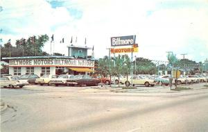 Miami FL Biltmore Motor Corp Auto Dealership Postcard