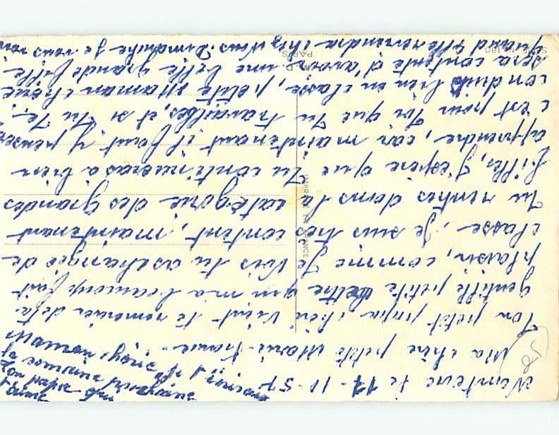 1957 comic foreign MAN FALLS OUT WINDOW ONTO SIDEWALK CROWD HL9241