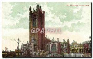 Old Postcard The Cathedral Manchester