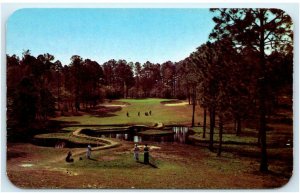 OCEAN SPRINGS, MS ~ 17th Hole Gulf Hills DUDE RANCH GOLF COURSE c1950s Postcard