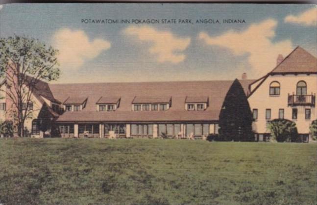 Indiana Angola Potawatomi Inn Pokagon State Park 1949