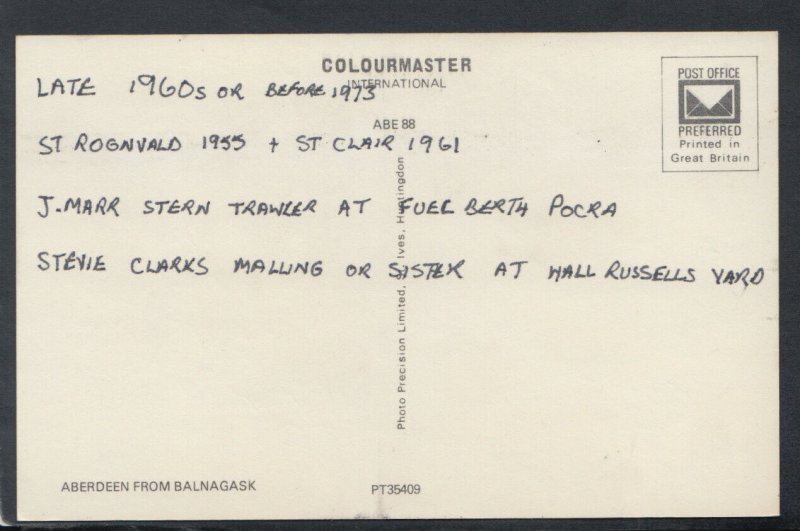 Scotland Postcard - Aberdeen From Balnagask     T6563 