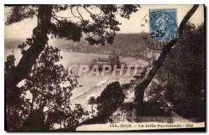 Postcard Old Nice La Jetee Promenade