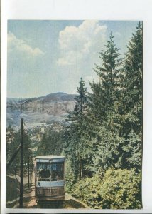 465870 POLAND Krynica view from Parkova Mountain Old Russian edition postcard