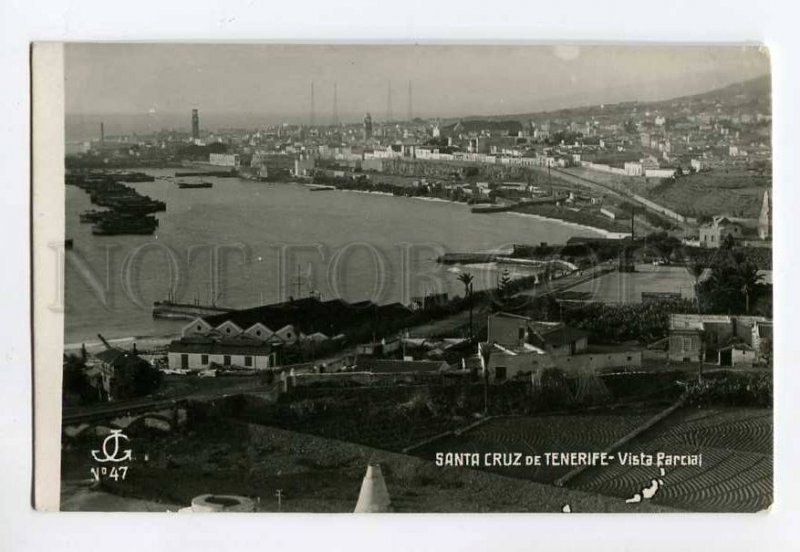 286992 SPAIN Canary TENERIFE SANTA CRUZ Vintage photo postcard