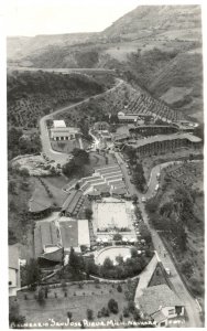 Postcard 1920's View Resort Balneario San José Purúa Michoacan Mexico RPPC Photo