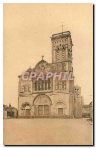 Old Postcard The Avallon Vezelay Yonne Madeleine Church