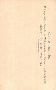 B008 Switzerland Via mala vintage postcard