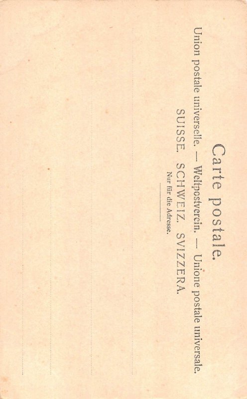 B008 Switzerland Via mala vintage postcard