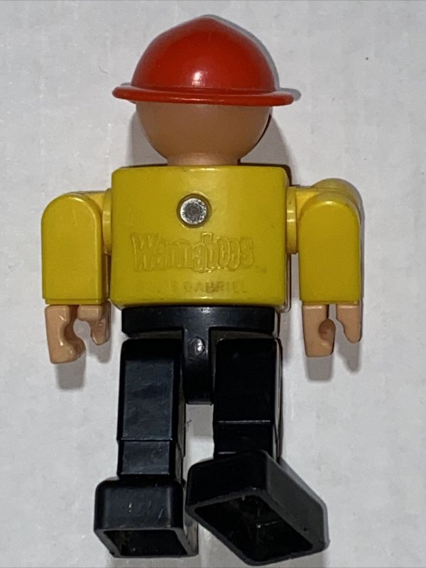 Vintage 1975 Gabriel Wannabees Action 4 Figure Toy Lot Girl Boy Farmer Fireman