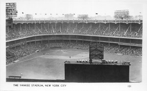 H87/ New York City RPPC Postcard c1950s Yankee Baseball Stadium  159