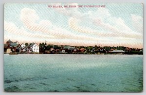 North Haven ME From The Thoroughfare Maine Postcard E31