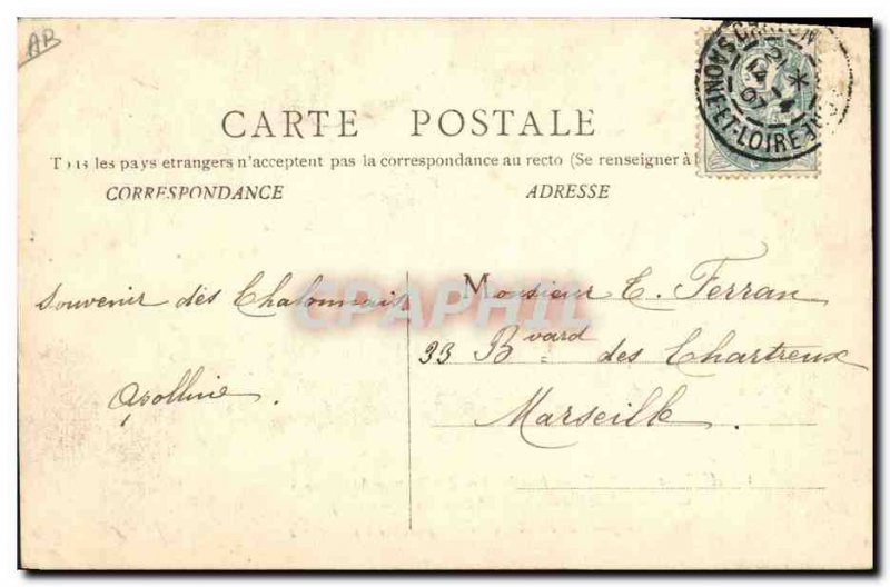 Old Postcard Chalon sur Saone Funerals Doctor Mauchamp murders in Marrakech M...