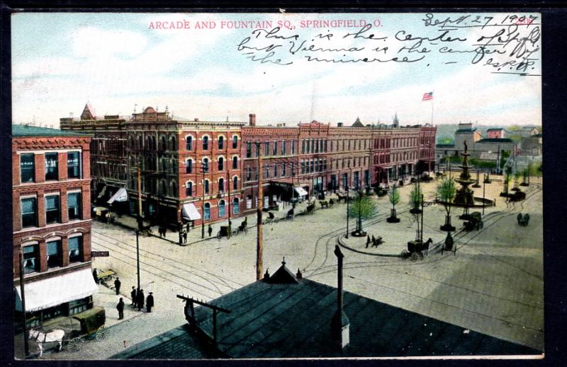 Arcade and Fountain Square,Springfield,OH