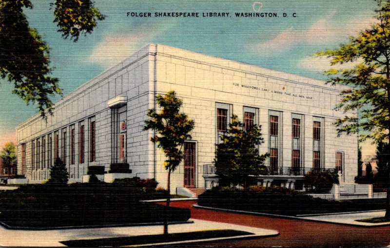 Washington D C Folger Shakesperian Library