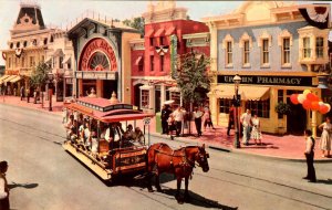 CA - Anaheim. Disneyland, Upjohn Drug Store and Main Street