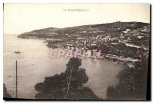 Old Postcard Villefranche