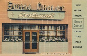 Swiss Chalet Restaurant Colorado Springs CO Colorado (Italian Salad Dressing)