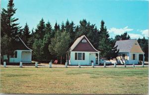 Chalets in Fundy National Park New Brunswick NB Bay Fundy Postcard D75