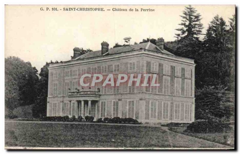 Old Postcard Chateau of Saint Christopher Perrine