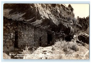 Walnut Canyon National Monument Arizona AZ Real Photo RPPC Postcard (FG4)