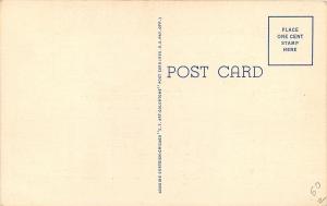 Lawrenceville Illinois~U S Post Office~1940s Postcard 