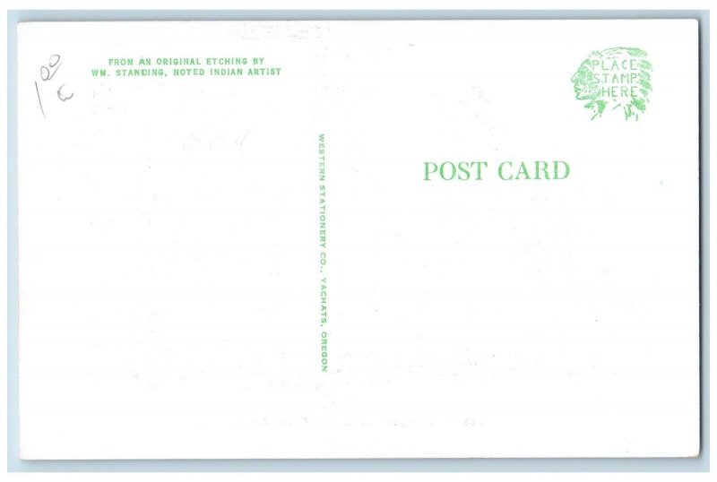 WM Standing Artist Signed Postcard Humor Free Wheeling Without Knee Action