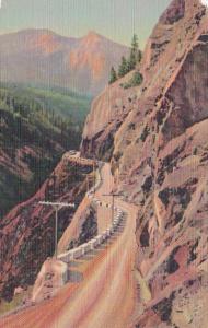 Colorado Uncompahgre Gorge and The Million Dollar Highway Curteich