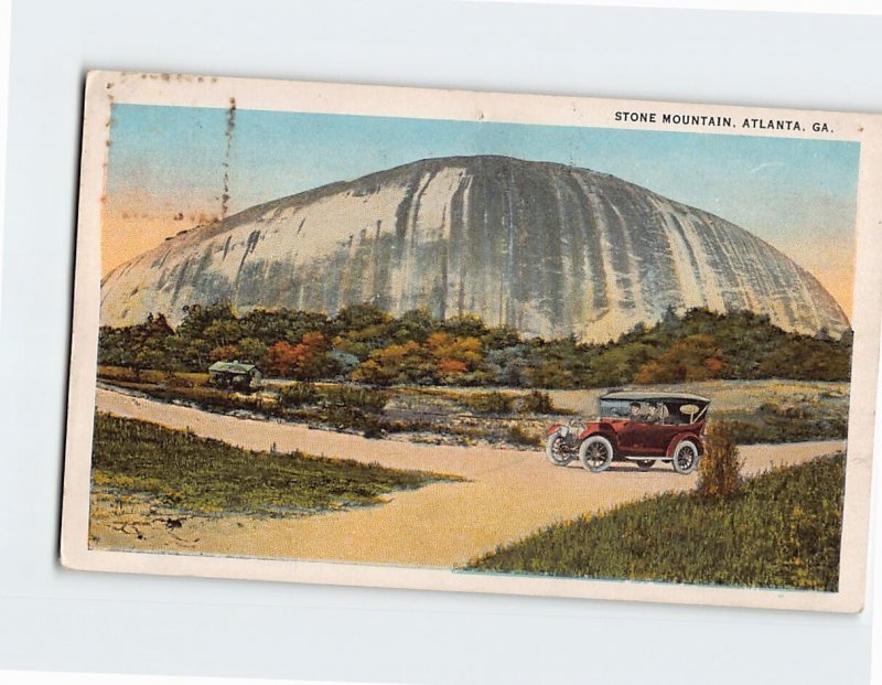 Postcard Stone Mountain, Atlanta, Georgia