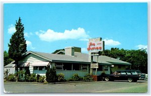 EAST SANDWICH, MA Massachusetts ~ Roadside DUNES CLUB c1950s Car Postcard