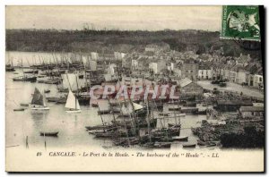 Old Postcard Cancale The Port of Houle Baetaux