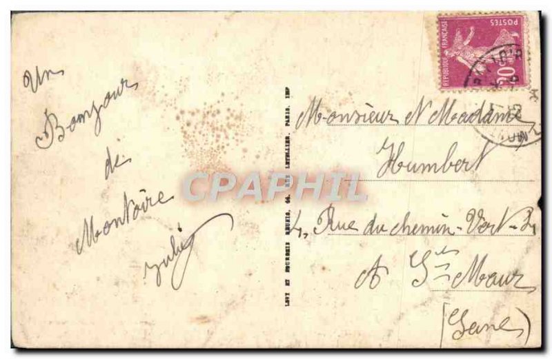 Old Postcard Montoire Le Chateau