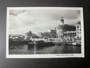 Mint Singapore Postcard RPPC Telok Ayer Basin Store Docks