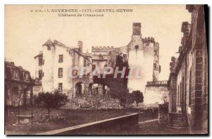 Old Postcard Chatel Guyon Chateau Chazeron