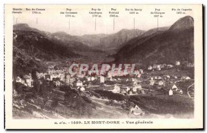 Old Postcard Le Mont Dore Vue Generale