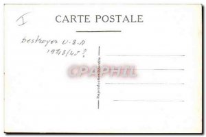 Old Postcard Warship Destroyer US 1943 1945