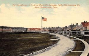 Chattanooga Tennessee Fort Oglethorpe Army Post Antique Postcard K38743