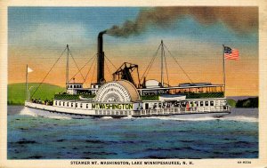 NH - Lake Winnipesaukee. Steamer Mt. Washington