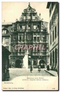 Postcard Old Heidelberg Gasthaus Zum Ritter