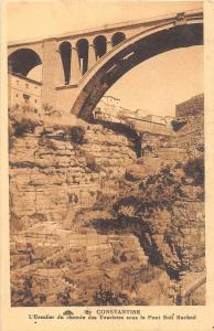 BF36094 constantine l escalier du chemin des touristes algeria  front/back scan