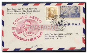 Letter 1 flight Barcelona New York September 11, 1948