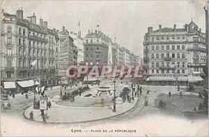 Postcard Old Lyon Place de la Republique