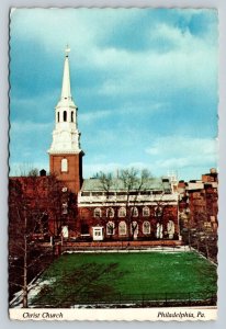 Christ Church in Philadelphia Pennsylvania 4x6 Postcard 1614