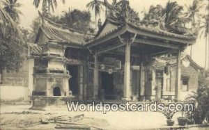 Snake Temple Penang Malaysia 1924 