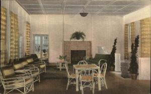 Adams Springs CA Lobby Summer Dining Hall & Lounge Hand C...