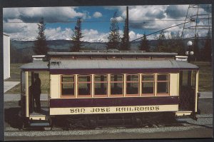 Transport Museum Postcard - Kelley Park Trolley Car Number 168, San Jose  A7119