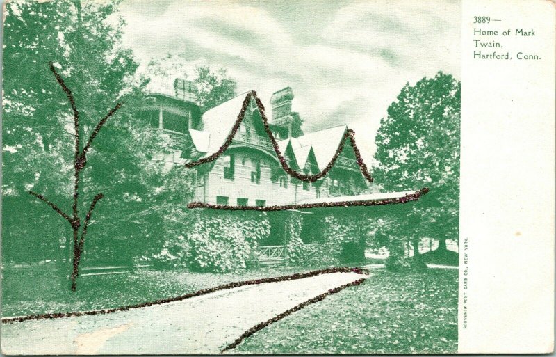 Home of Mark Twain Hartford CT Unused Micah UNP UDB Postcard Q14
