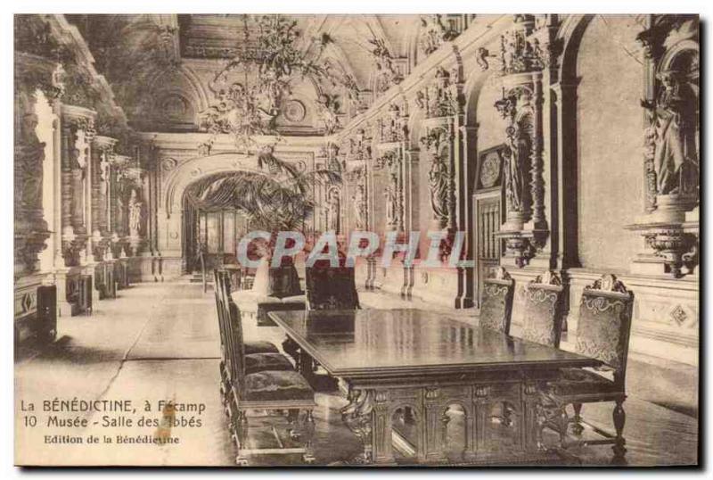 Fecamp - The Benectine Museum Hall of Robespierre Old Postcard