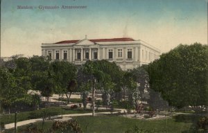 brazil, MANAOS MANAUS, Gymnasio Amazonense (1913) Postcard