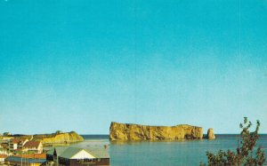 Canada Percé Quebec Panoramic View of South West Percé Vintage Postcard 07.25